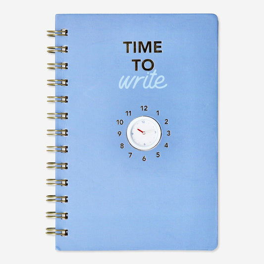 Notebook. Met afneembare klok