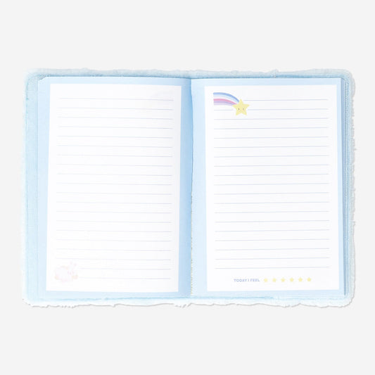 Notebook. With plush cover