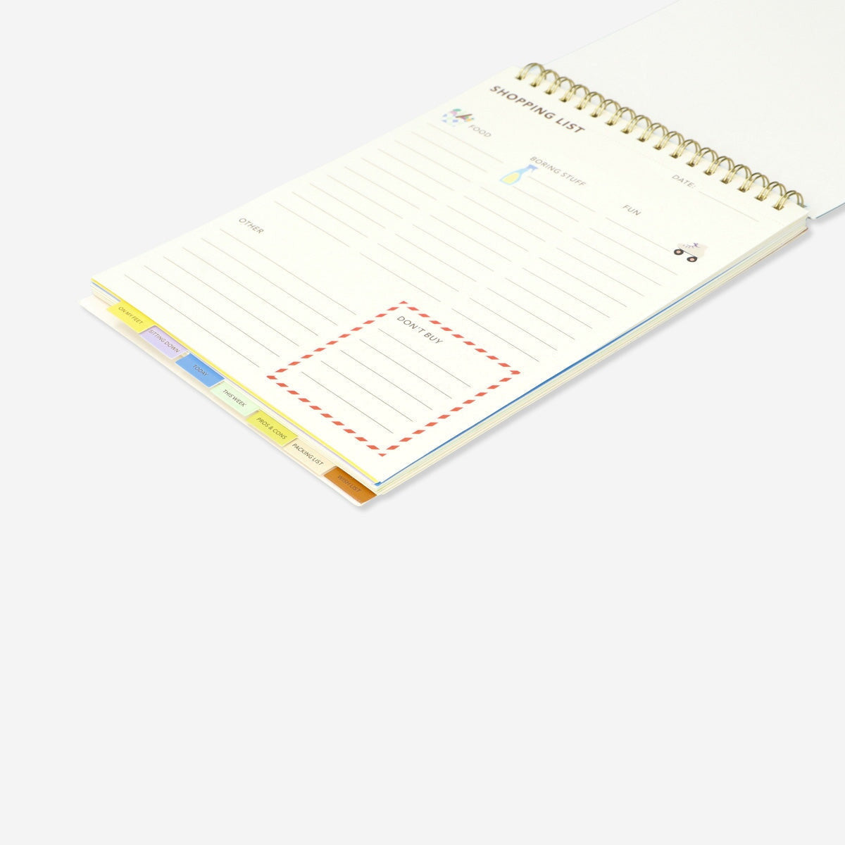 Notepad with to-do lists Office Flying Tiger Copenhagen 