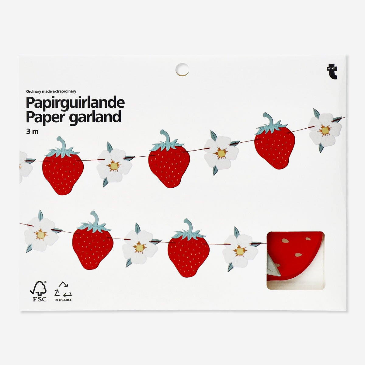 Paper garland. 300 cm Party Flying Tiger Copenhagen 