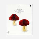 Paper mushroom table decorations - 2 pcs Party Flying Tiger Copenhagen 