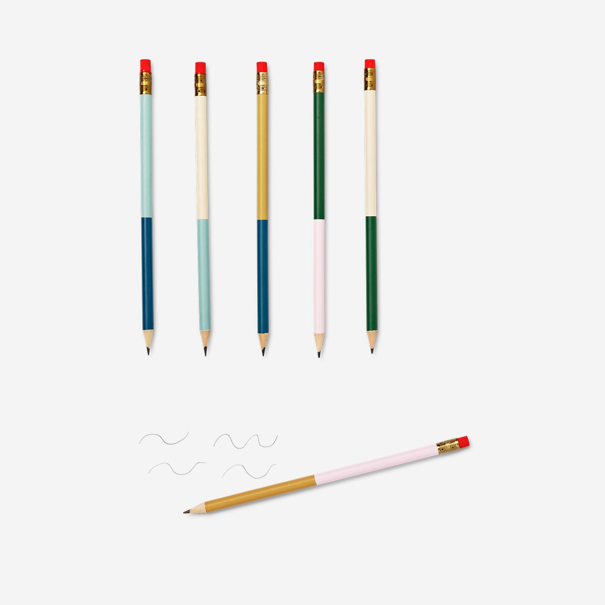 Pencils. 6 pcs Office Flying Tiger Copenhagen 