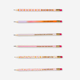 Pencils with statements - 6 pcs Office Flying Tiger Copenhagen 