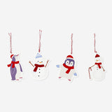 Penguin and Snowman Gift Tags - 4 pcs Party Flying Tiger Copenhagen 