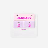 Perpetual acrylic wall calendar Office Flying Tiger Copenhagen 