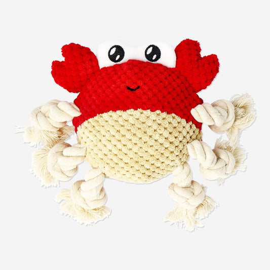Crab jucărie pentru animale de companie