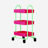 Pink and green mini trolley Gadget Flying Tiger Copenhagen 