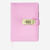 Pink diary with combination lock Office Flying Tiger Copenhagen 