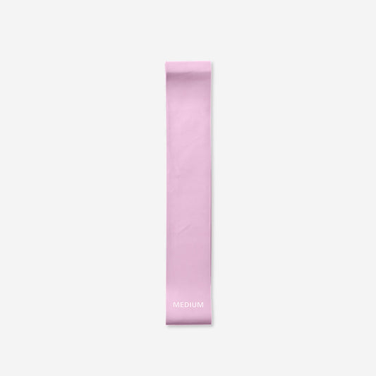 Pink exercise band - Medium resistance