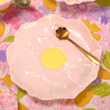 Pink flower plate Kitchen Flying Tiger Copenhagen 