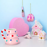 Pink heart shaped glitter gift box Party Flying Tiger Copenhagen 