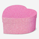 Pink heart shaped glitter gift box Party Flying Tiger Copenhagen 