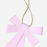 Pink metal bow ornament Home Flying Tiger Copenhagen 