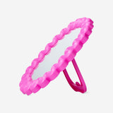 Pink mirror with swirly edges - 23x18 cm Home Flying Tiger Copenhagen 