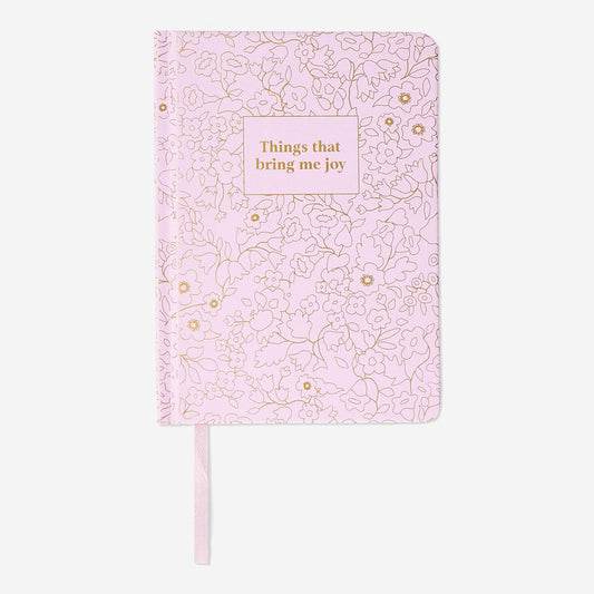 Pink personal planner in English