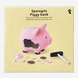 Pink piggy bank with hammer Home Flying Tiger Copenhagen 