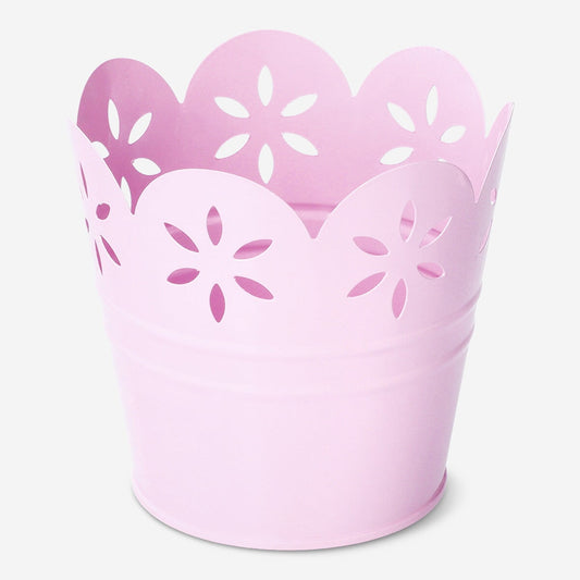 Pink plant pot - 8 cm