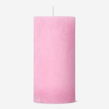 Pink Rustic Pillar Candle - 12 cm Home Flying Tiger Copenhagen 