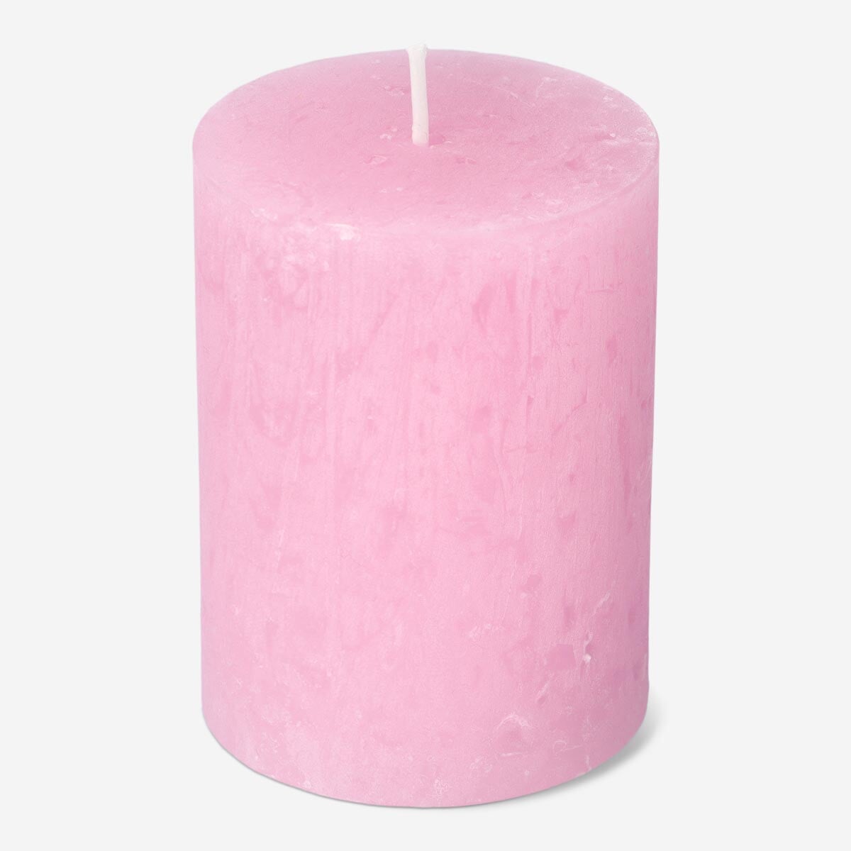 Pink Rustic Pillar Candle - 8 cm Home Flying Tiger Copenhagen 