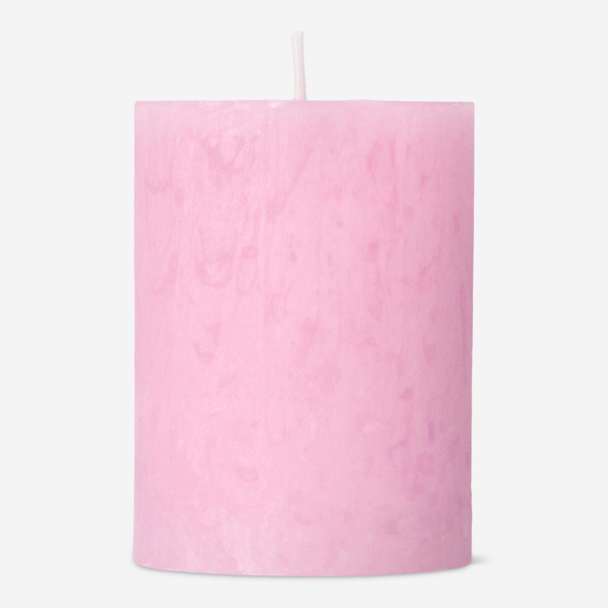 Pink Rustic Pillar Candle - 8 cm Home Flying Tiger Copenhagen 