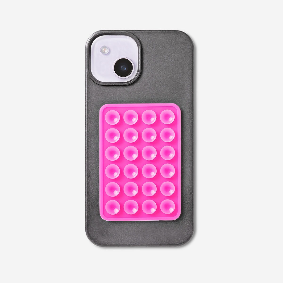 Pink smartphone holder with suction pads Media Flying Tiger Copenhagen 