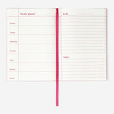 Pink weekly planner - English Office Flying Tiger Copenhagen 