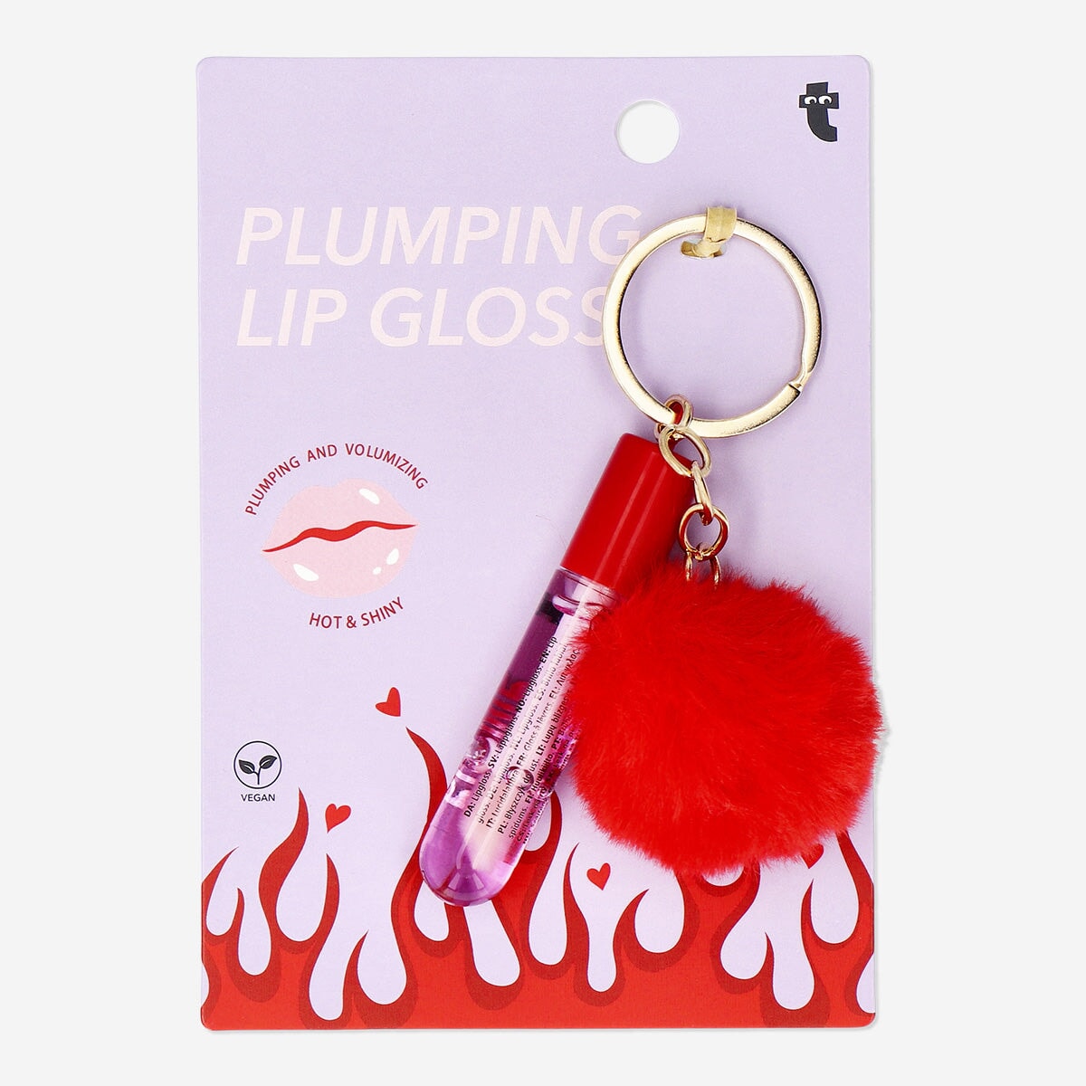 Plumping lipgloss with strawberry fragrance Personal care Flying Tiger Copenhagen 