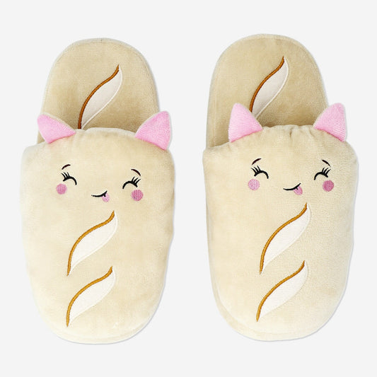 Plush Baguette Slippers - 38/39