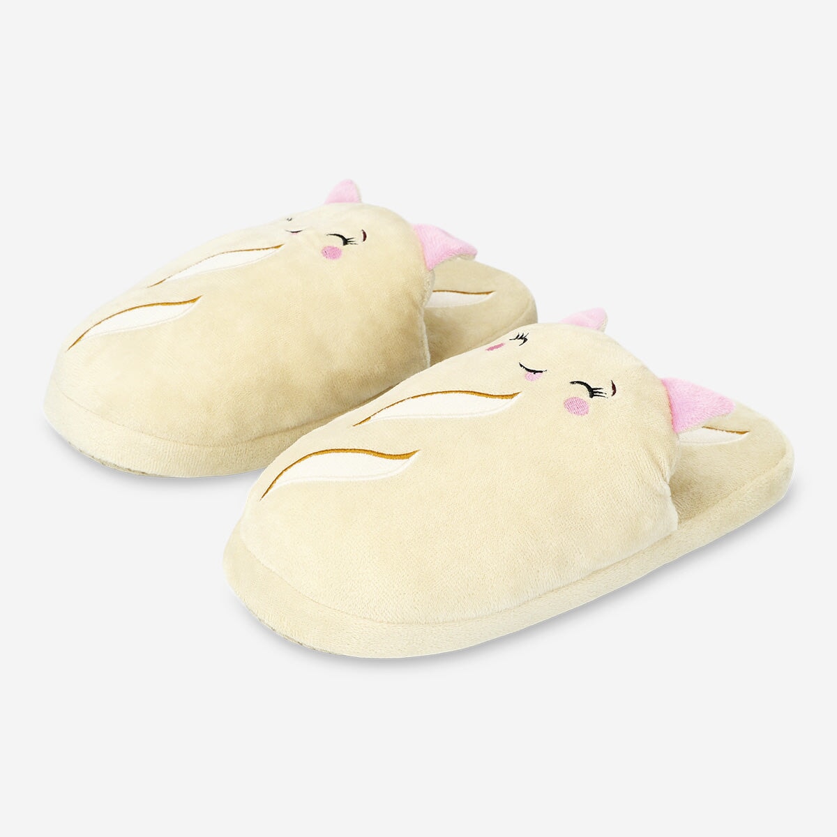 Plush Baguette Slippers - 38/39 Textile Flying Tiger Copenhagen 