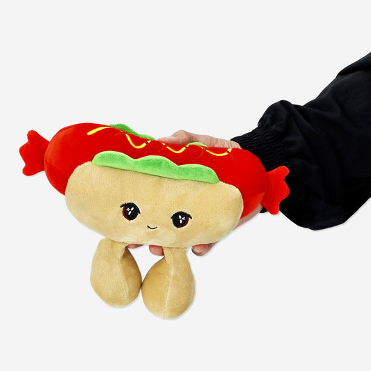 Plush hotdog toy