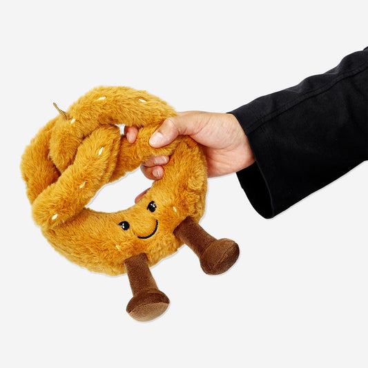 Plush pretzel toy