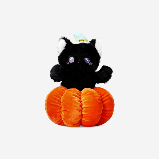 Plush toy - Black cat in pumpkin