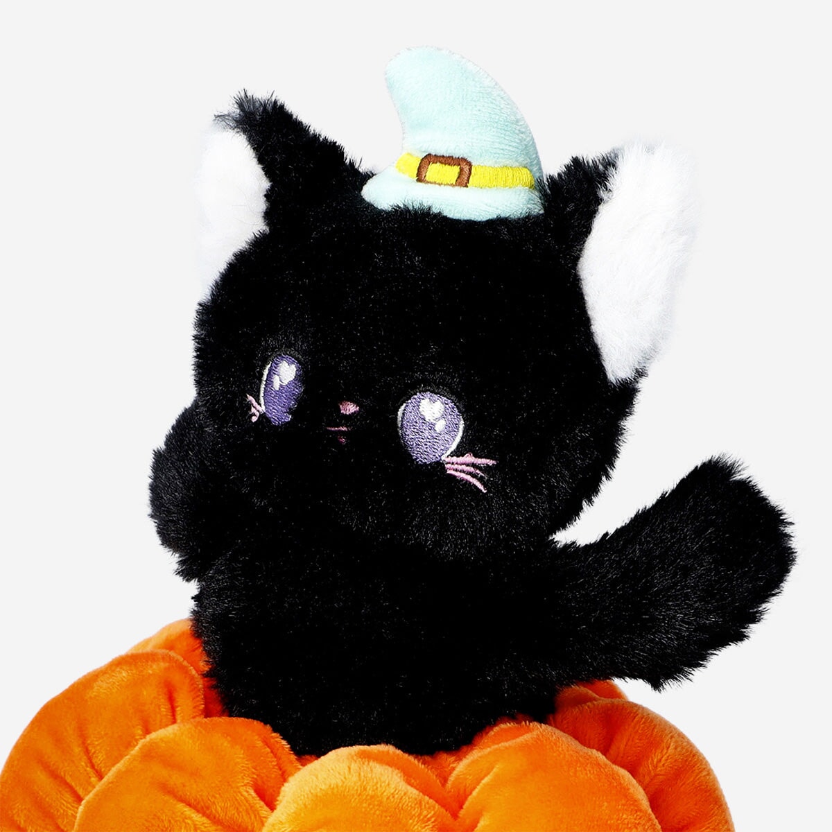 Plush toy - Black cat in pumpkin toy Flying Tiger Copenhagen 