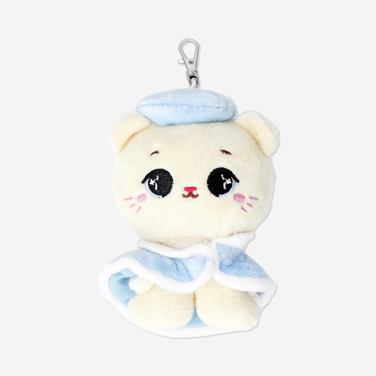 Plush toy - Cat in winter coat with key ring Toy Flying Tiger Copenhagen 