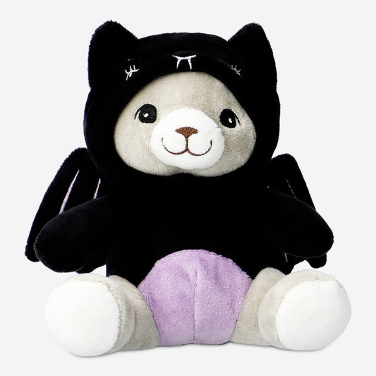 Jouet en peluche - Chat avec costume de chauve-souris