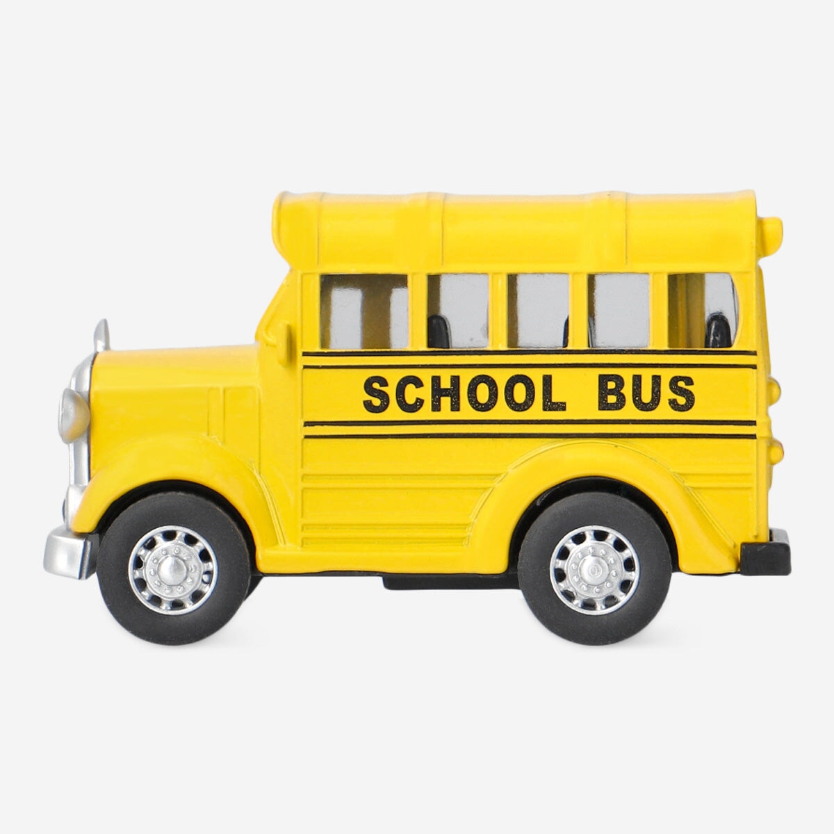 Pull-Back Yellow School Bus Toy Flying Tiger Copenhagen 