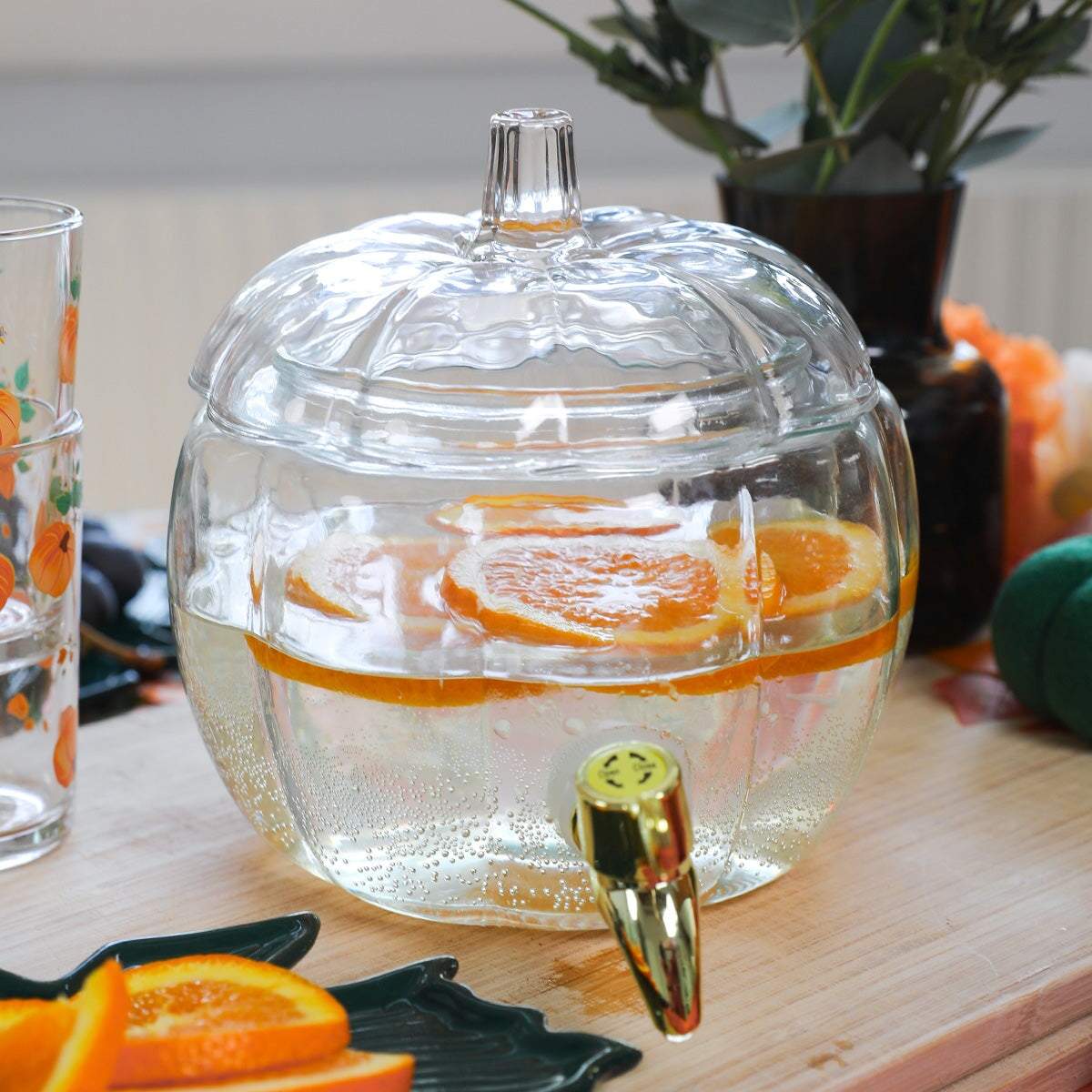 Pumpkin Drink Dispenser - 2 L Kitchen Flying Tiger Copenhagen 