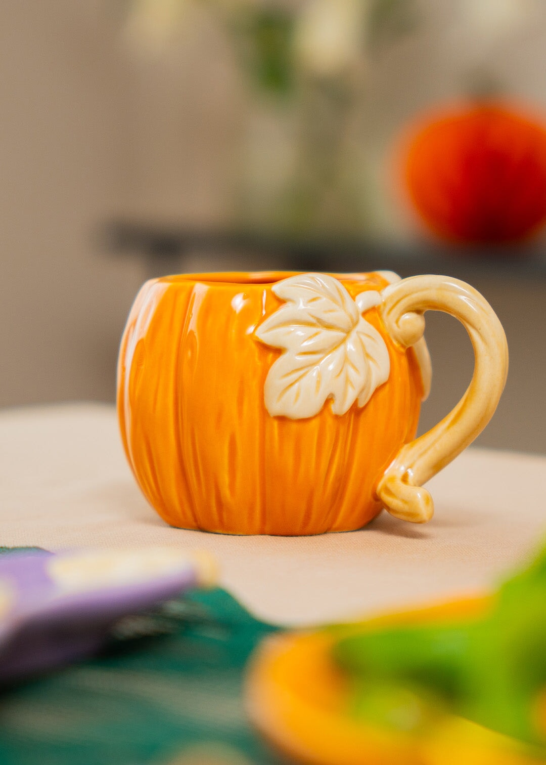 Sélection de 5 mugs automnes pour boire son thé matcha (Mise à jour 2025) 7 Mug citrouille Flying Tiger 320ml