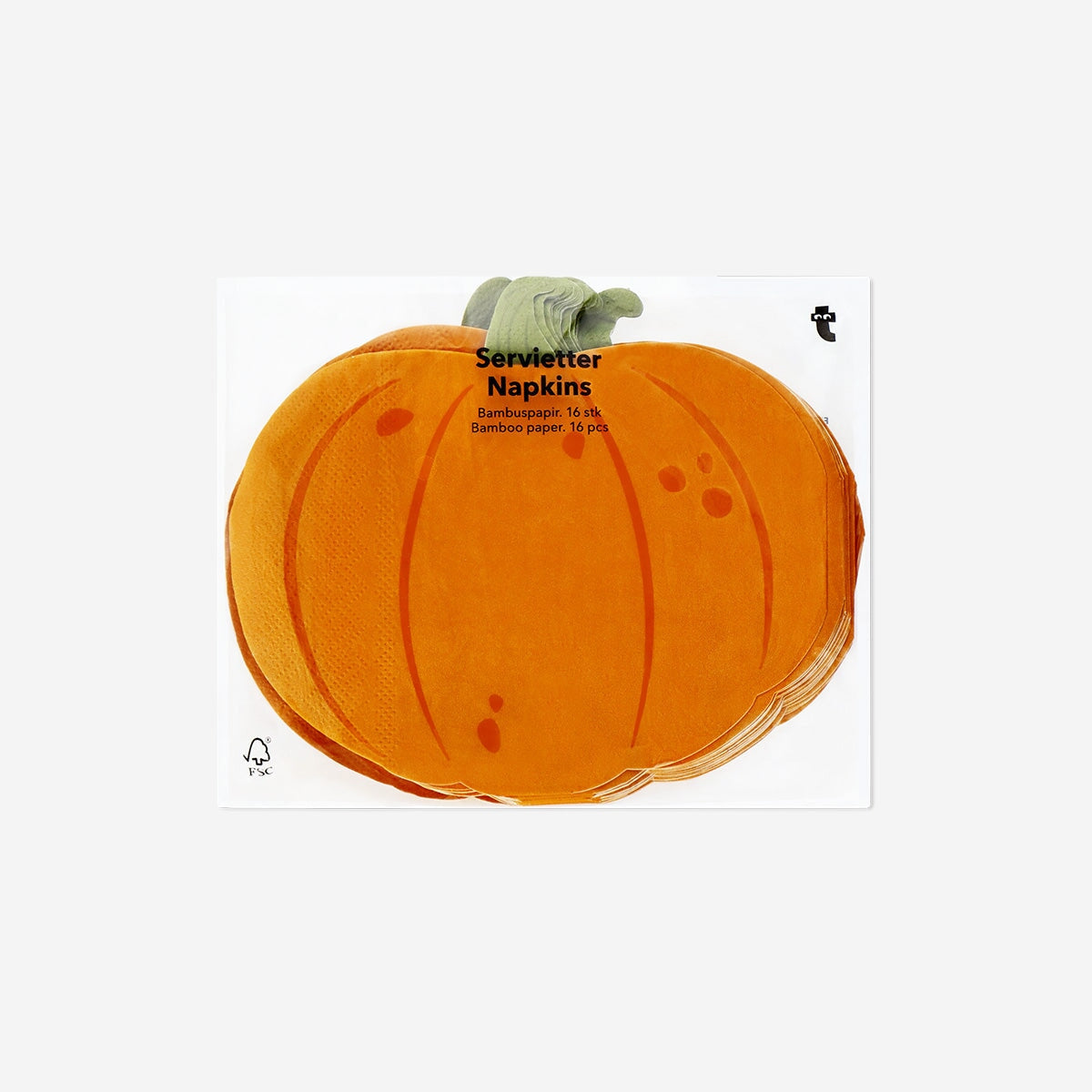 Pumpkin napkins - 16 pcs party Flying Tiger Copenhagen 