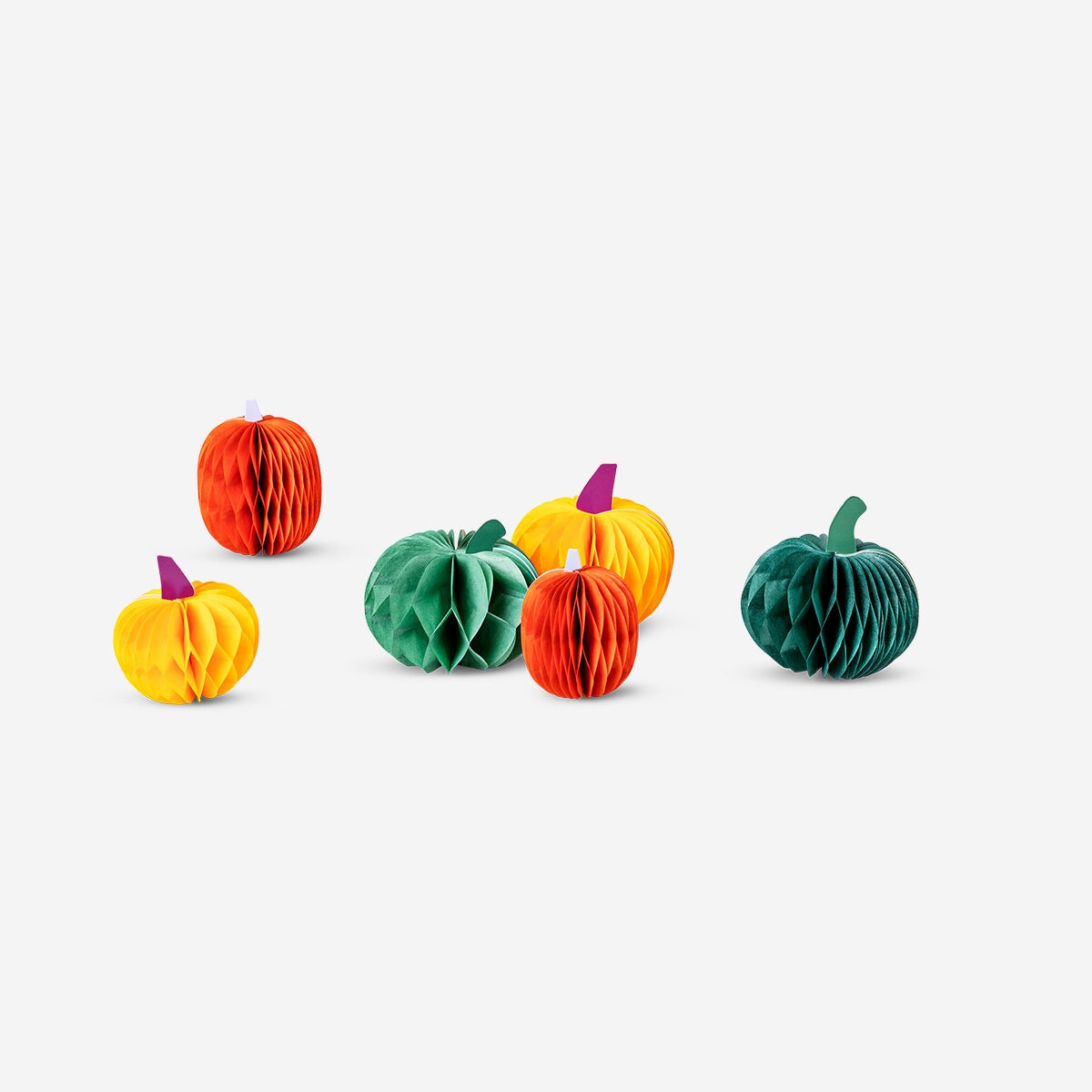 Pumpkin Paper Decorations - 6 pcs Party Flying Tiger Copenhagen 