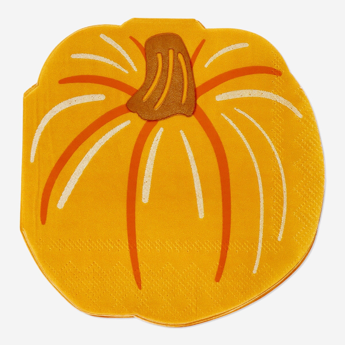 Pumpkin-Shaped Napkins - 15 pcs Party Flying Tiger Copenhagen 