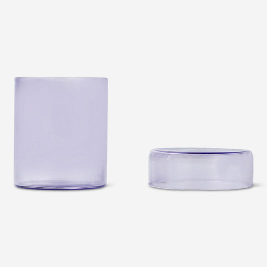 Purple decorative jar