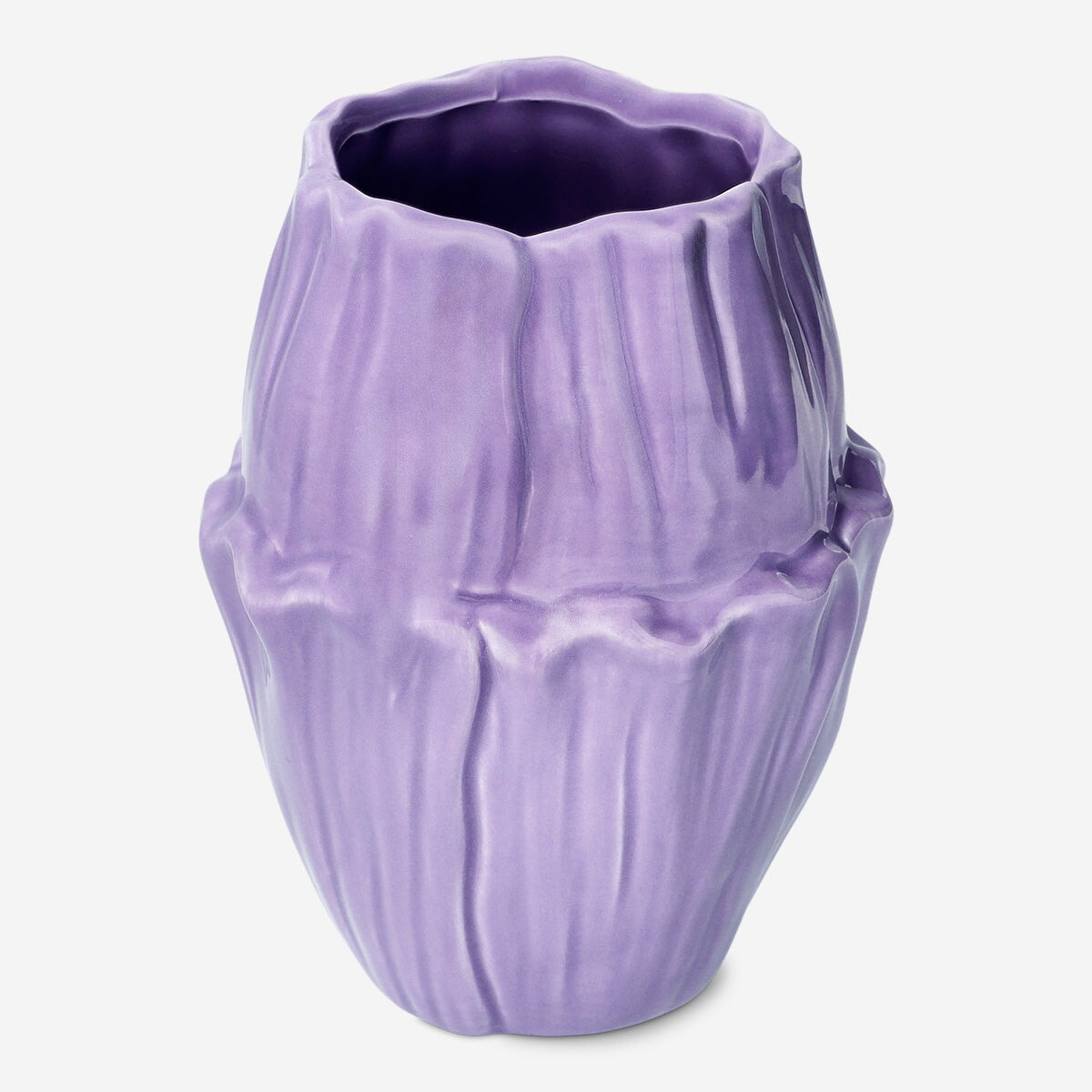 Purple flower vase - 20 cm Home Flying Tiger Copenhagen 