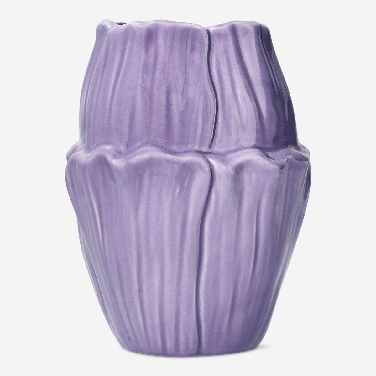 Purple flower vase - 20 cm Home Flying Tiger Copenhagen 