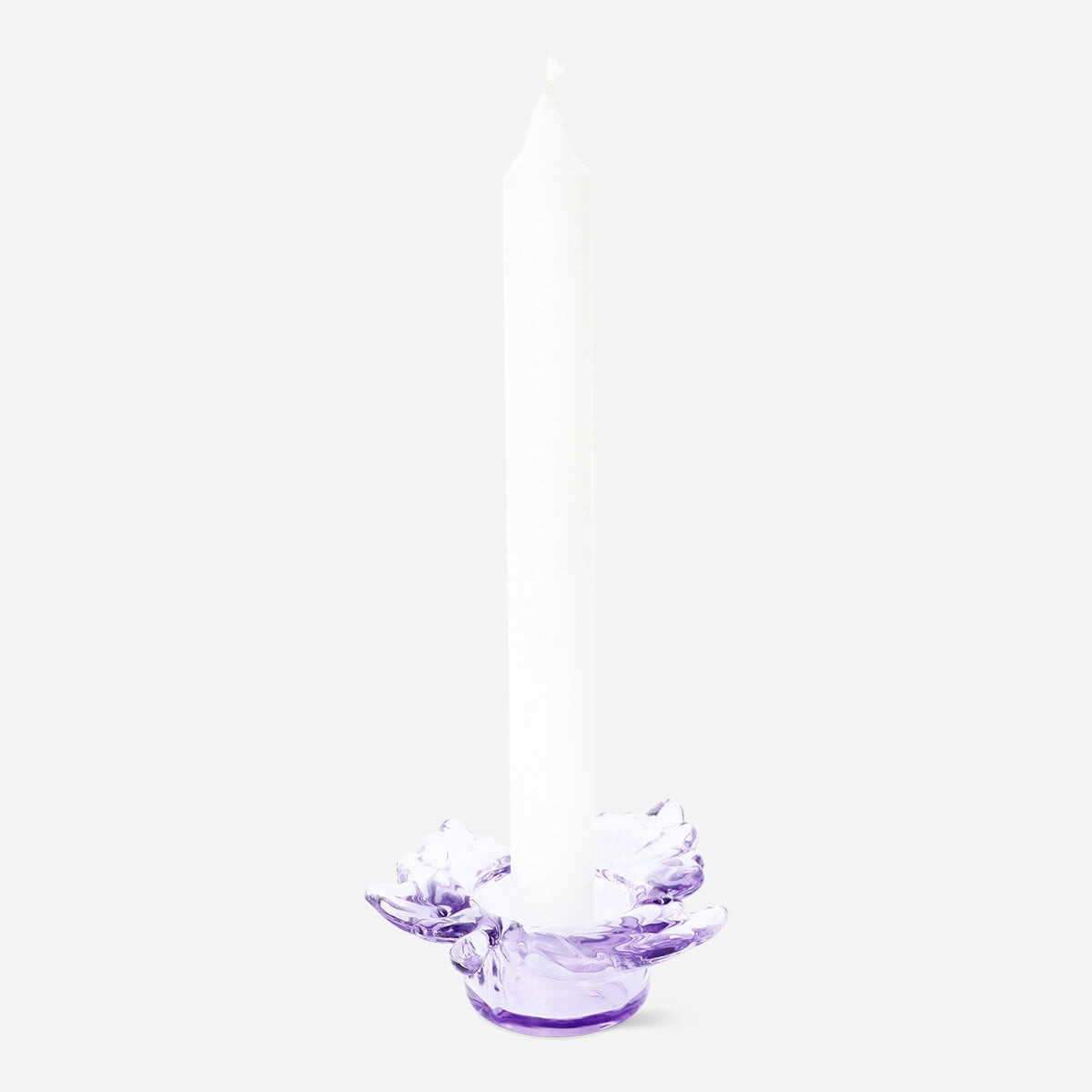 Purple Leaf-Shaped Tealight Holder Home Flying Tiger Copenhagen 