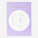 Purple Meal Planner A5 - English Office Flying Tiger Copenhagen 