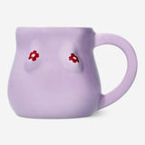 Purple mug with boobs - 360 ml Kitchen Flying Tiger Copenhagen 