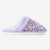 Purple Sequin Slippers - 38/39 Textile Flying Tiger Copenhagen 