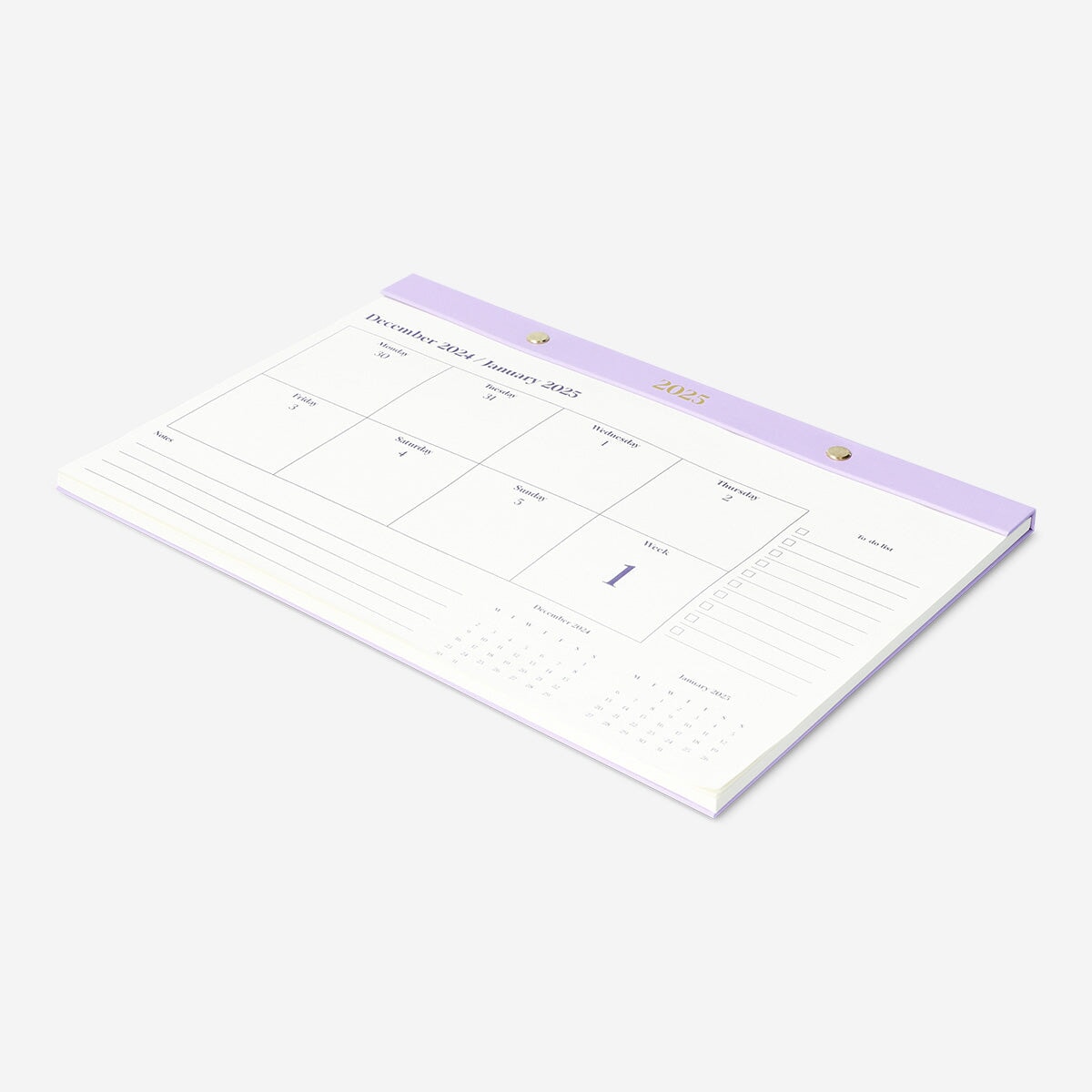 Purple Weekly Planner - English Office Flying Tiger Copenhagen 