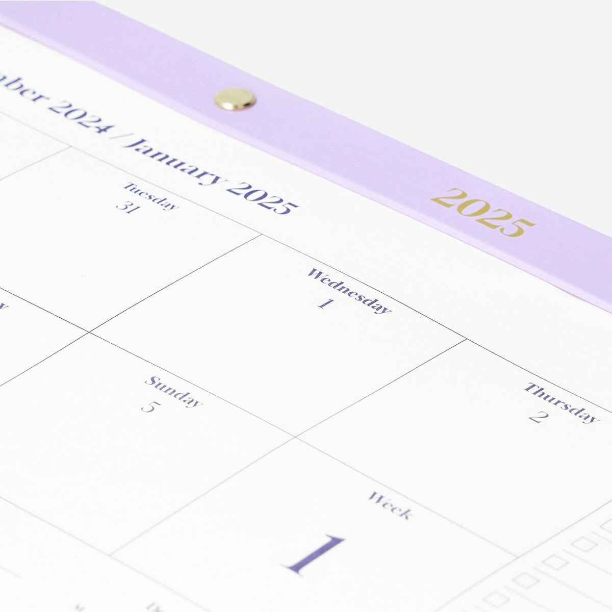 Purple Weekly Planner - English Office Flying Tiger Copenhagen 